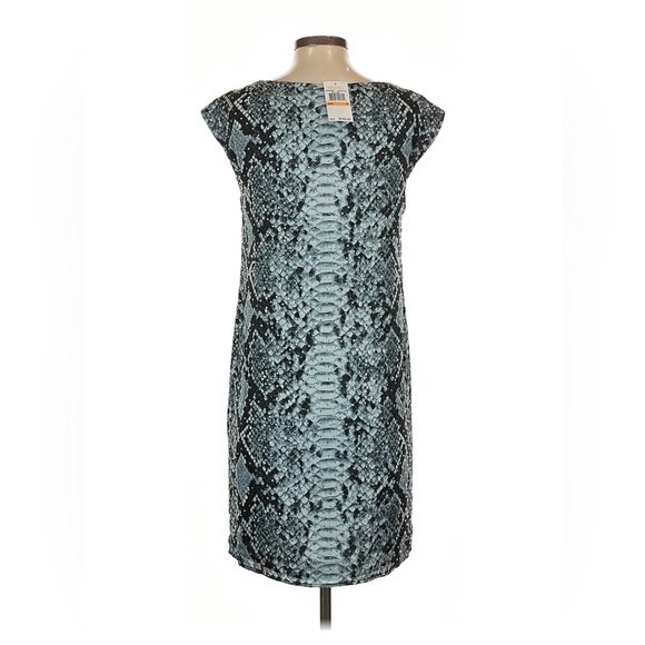 Michael Kors Dresses & Skirts - NWT Michael Kors Blue Snake Print Midi Dress